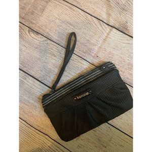 Kensie black wristlet